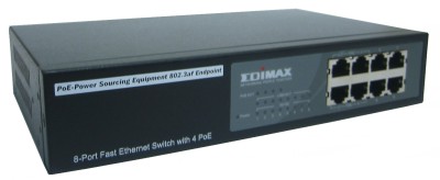 Edimax Switch 8 Puertos 10100mbps  4poe 